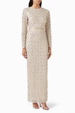 Fully beaded gown shop