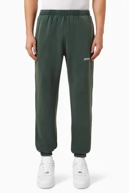 Buy Represent Green Screen Print Sweatpants in Cotton For Men Online Ounass Bahrain