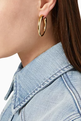 Ysl hoop earrings top