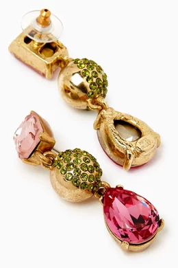 Oscar de la renta chandelier earrings hot sale