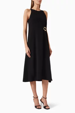 Buy Marella Black Battage Sleeveless Maxi Dress in Crepe For Women Online Ounass Bahrain