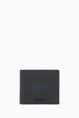 Burberry london check bifold wallet hotsell