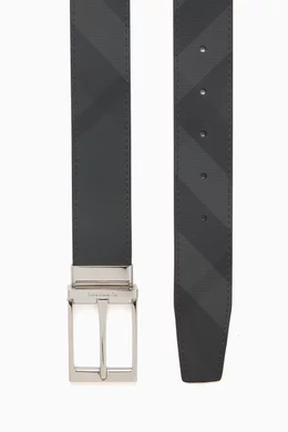 Burberry belt grey hot sale