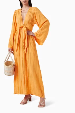 Mara hoffman yellow dress 2025