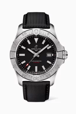 Buy Breitling Black Avenger Automatic 42 Watch For Men Online Ounass Bahrain