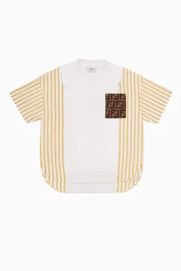 Fendi striped t shirt sale