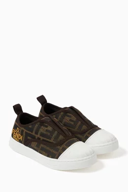 Fendi logo mesh sneakers 2025