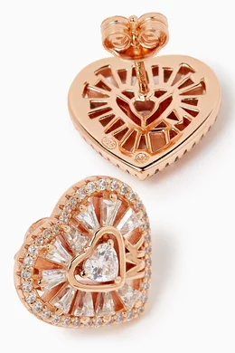 Buy Michael Kors Rose Gold Premium Love Earrings in Rose Gold plated Silver For Women Online Ounass Bahrain