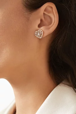 Buy Michael Kors Rose Gold Premium Love Earrings in Rose Gold plated Silver For Women Online Ounass Bahrain