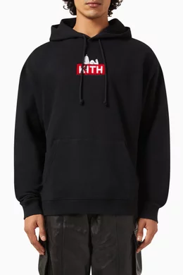 Kith black hoodie top