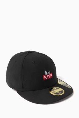 Buy Kith Black Kith x Peanuts 59FIFTY Low Profile Fitted Hat For Men Online Ounass Bahrain
