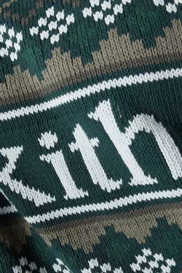 Buy Kith Multicolour Fairisle Sweater in Cotton knit For Men Online Ounass Bahrain
