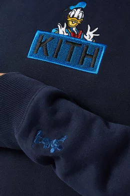 Buy Kith Blue Kith x Mickey Friends Donald Duck Hoodie For Men Online Ounass Bahrain
