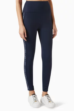 Adidas logo taped leggings discount