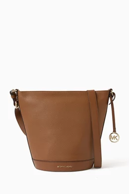 Buy Michael Kors Brown Medium Townsend Messenger Bag in Pebbled Leather For Women Online Ounass Bahrain