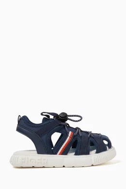 Kids tommy hilfiger sandals store