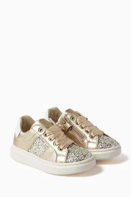 Tommy hilfiger sneakers gold outlet