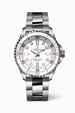 Buy Breitling White Superocean Automatic Watch 36mm For Men Online Ounass Bahrain