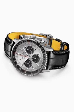 Buy Breitling Black Navitimer B01 Chronograph Watch 43mm For Men Online Ounass Bahrain
