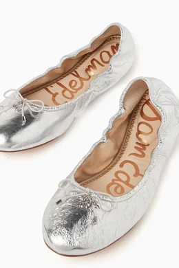 Sam edelman metallic flats outlet