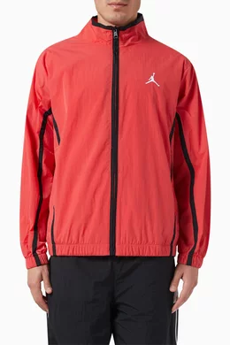 Buy Nike Red Air Jordan Essentials Woven Jacket in Nylon For Men Online Ounass Bahrain