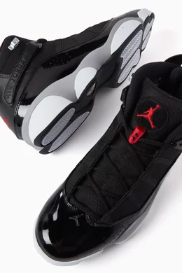 Buy Jordan Black Jordan 6 Rings Sneakers in Mix Media For Men Online Ounass Bahrain