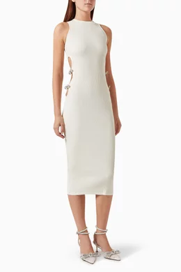 shein black midi dress Meshki Black Midi Dress