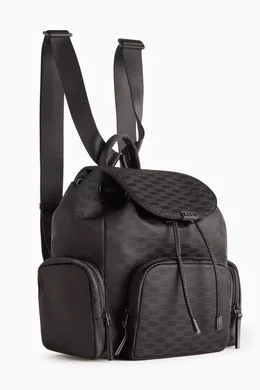Buy Kith Black Monogram Mini Backpack in Nylon For Women Online Ounass Bahrain