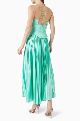 Buy Acler Green Atholton Mini Dress For Women Online | Ounass Bahrain