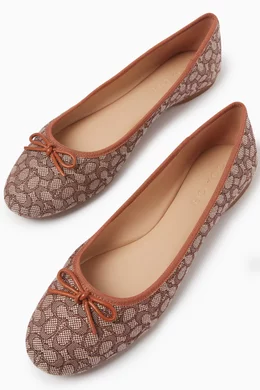 Coach ballerina flats deals