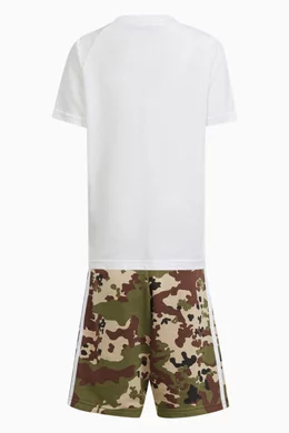Adidas camo shorts and shirt 2025