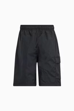 Buy adidas Black City Escape Cargo Shorts in Nylon jacquard For Boys Online Ounass Bahrain