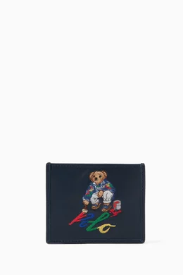 Polo bear card holder best sale