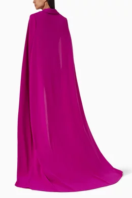 Purple cape blazer on sale