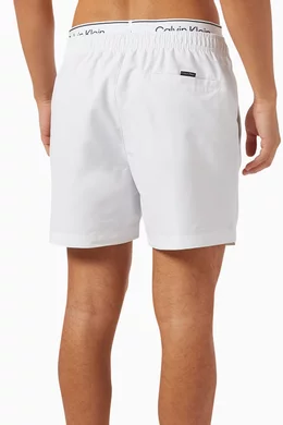 Double waistband swim shorts on sale