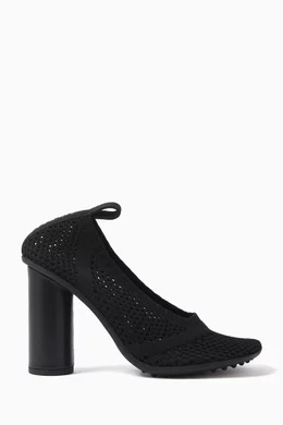 Buy Bottega Veneta Black Atomic 90 Pumps in Mesh For Women Online Ounass Bahrain