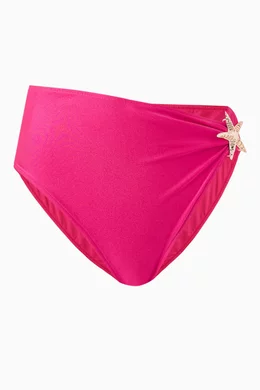 Buy PatBO Pink Starfish Bikini Briefs For Women Online Ounass