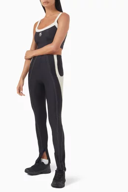 Buy Kith Black Sora Seamed Leggings in Nylon For Women Online Ounass Bahrain
