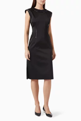 Buy Marni Black Embellished Dress in Satin For Women Online Ounass Bahrain