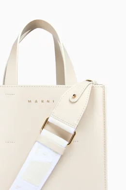Marni leather backpack top
