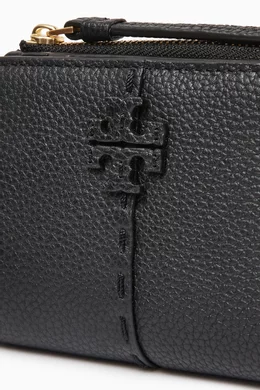 Buy Tory Burch Black McGraw Bi Fold Wallet in Leather For Women Online Ounass Bahrain