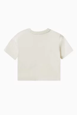 Buy Kith White Novelty Logo Graphic T shirt in Cotton For UNISEX Online Ounass Bahrain