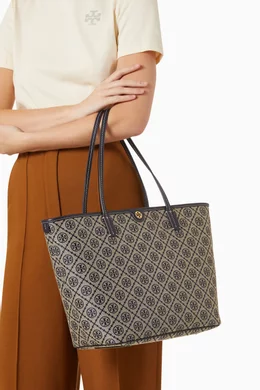 Tory burch gemini link jacquard tote deals