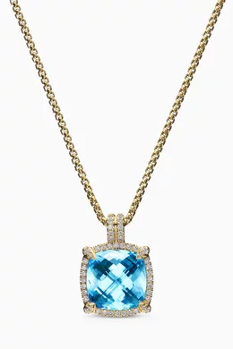 Buy David Yurman Yellow Chatelaine® Diamond Blue Topaz Necklace