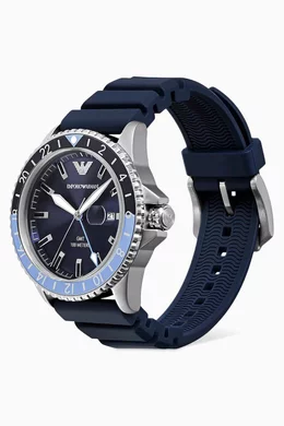 Armani watch blue strap online