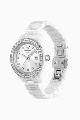 Armani watches white ceramic new arrivals