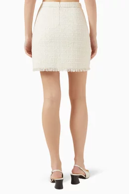 Tory burch tweed mini skirt online