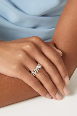 Buy Kate Spade New York Silver Precious Elephant Crystal Ring in Silver tone Metal For Women Online Ounass Bahrain