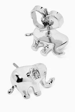 Buy Kate Spade New York Silver Precious Elephant Stud Earrings in Silver tone Metal For Women Online Ounass Bahrain
