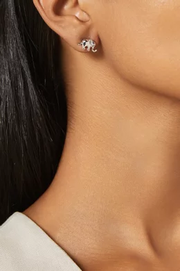 Buy Kate Spade New York Silver Precious Elephant Stud Earrings in Silver tone Metal For Women Online Ounass Bahrain